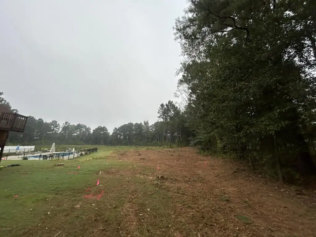Residential property after professional land clearing services by Tanner's Legendary Tree Service in Upstate South Carolina